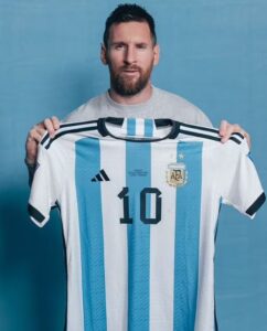 Lionel Messi World Cup Shirts Auction